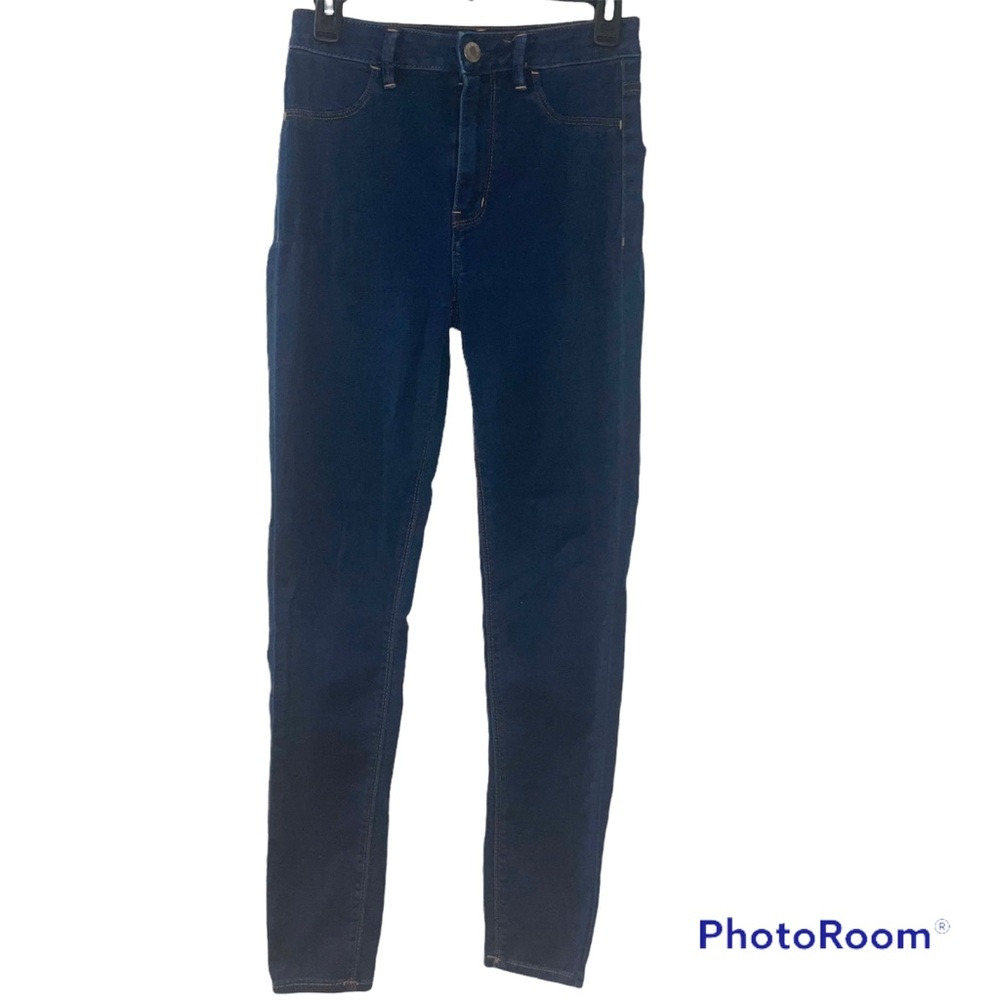 American Eagle Outfitters Dark Wash Sky High Jegging Jeans - Size 2